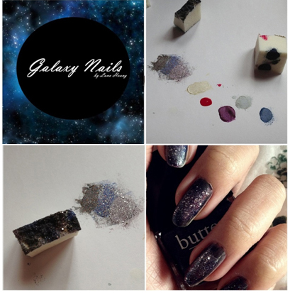 Styling- und Beauty Tipp | Galaxy Nails zum Selbermachen 