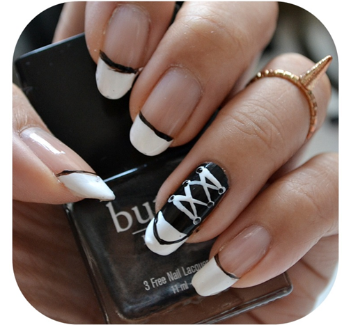 Manicure Monday | NAIL TUTORIAL #Chucks Converse Nails