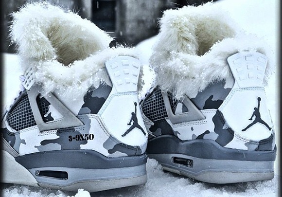 Die besten Sneaker für den Winter 2014 - Air Jordan IV „Snow Sniper