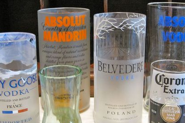 The most beautiful drinking glasses - do it yourself