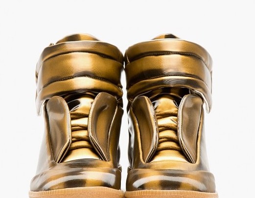 The most awesome sneakers 2014 - Maison Martin Margiela Copper Glossy Vinyl High Top Sneaker