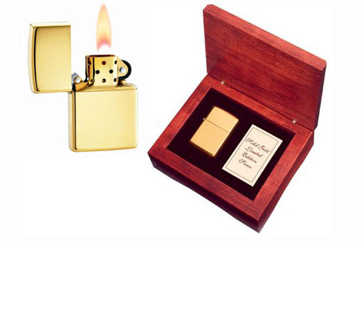 The world’s most expensive and most precious Zippos - the 18k gold Zippo