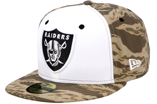 The most awesome Basecaps  - Oakland Raiders Tiger Camo 59Fifty