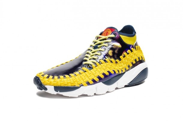 The most awesome Sneakers 2014: Nike Air Footscape Woven Chukka Yoth QS Midnight/Citron