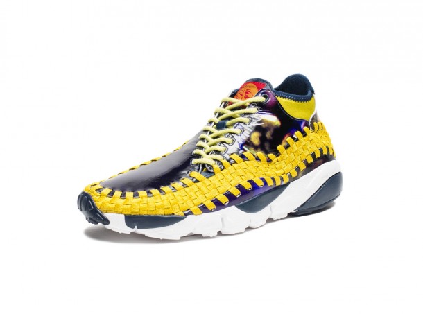 The most awesome Sneakers 2014: Nike Air Footscape Woven Chukka Yoth QS Midnight/Citron