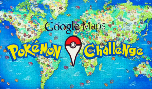 Pokémon Master via Google Maps!