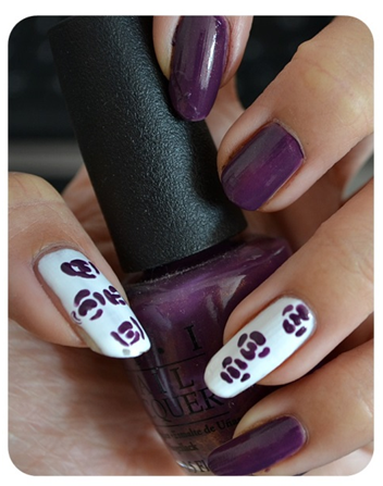 Manicure Monday | NAIL TUTORIAL #PurpleRoses