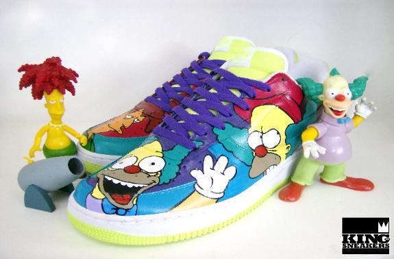 Die schönsten Custom Sneaker 2014: King of Sneakers Krusty and Sideshow Bob