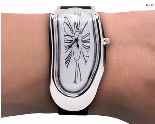 Cooles Design: Eine Dali-Armbanduhr