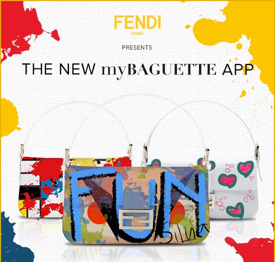 Die neue myBAGUETTE App von Fendi!