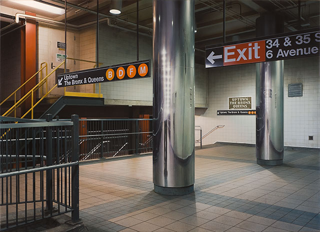 Outstanding Artists | Hisaya Taira - Metro stations in oil
