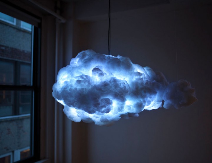 Interior Recommendation: Rain cloud as a ceiling lamp - A storm for your home