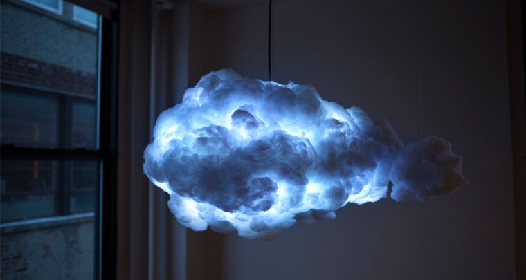 Interior Recommendation: Rain cloud as a ceiling lamp - A storm for your home