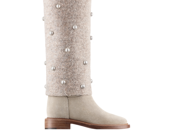 The best Boots 2014: pearl-embroidered booties by Chanel