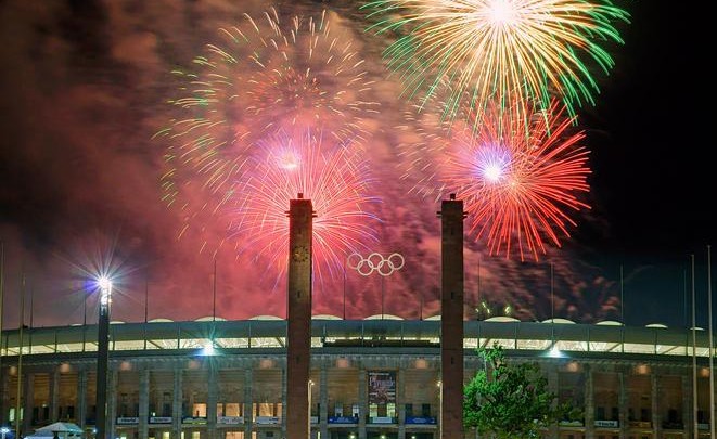 Events un Berlin: Pyronale at Olympiastadion