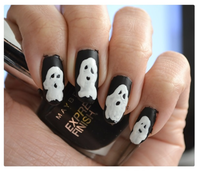 Manicure Monday | Halloween Edition: #Ghosttown