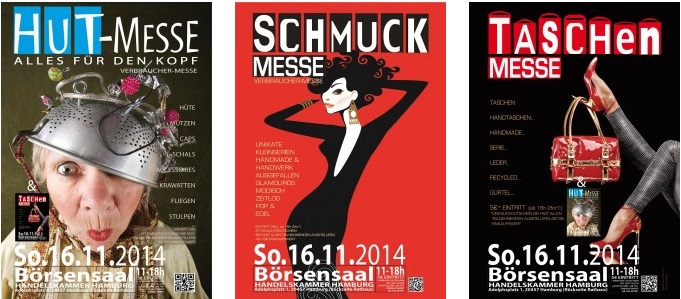 Hut|Schmuck|Taschen-Messe am 16.11.2014 in Hamburg