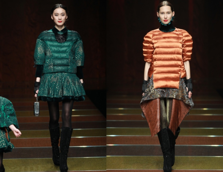 Mercedes-Benz China Fashion Week, Oktober/November 2014 präsentiert – Bosideng, für Sie HW 14/15