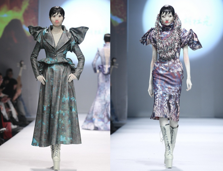 Mercedes-Benz China Fashion Week, Oktober/November 2014 präsentiert – Hu Sheguang, für Sie HW 14/15