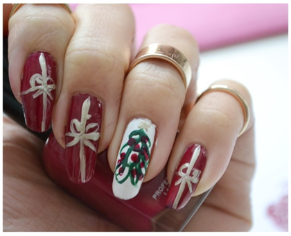 Manicure Monday | NAIL TUTORIAL Christmas Edition #Everybody loves Gifts!
