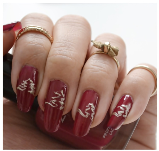 Manicure Monday | Christmas Edition #Golden Firs