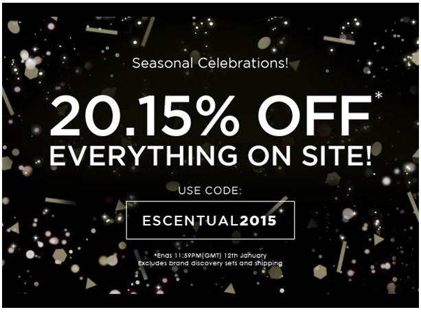 Beauty on a Budget | 20.15% off everything on Escentual.com