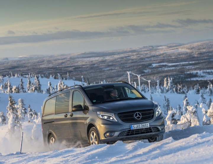 The new Mercedes-Benz Vito 4x4: a decisive traction boost for business professionals – not just in winter!