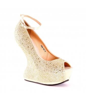 Sexy High Heels covered with Rhinestones