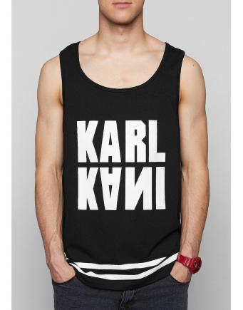 (Deutsch) Menswear: Karl Kani Letter-Trend Tank Top in S/W