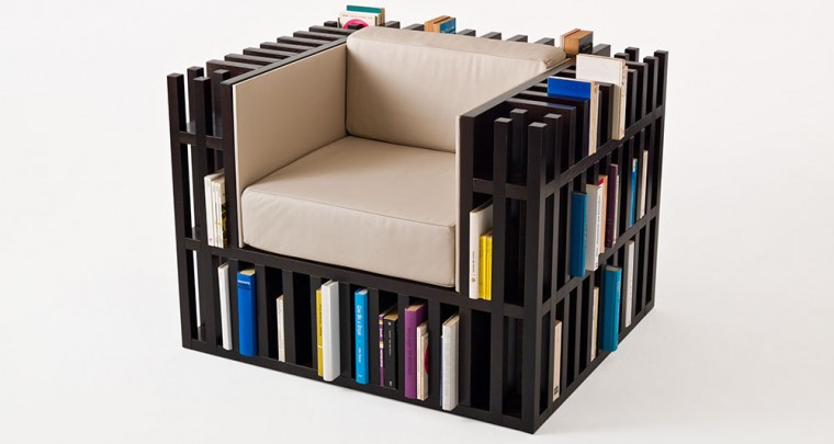 Einrichtungstipp: Bibliochaise - Ein Sesselregal für Bücher
