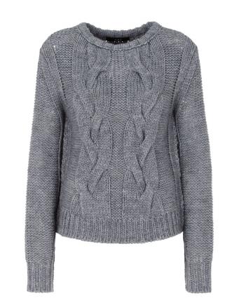 Zopfmuster Strickpullover by Oui