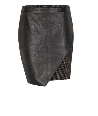 Skirt made of Faux-Leather by Oui