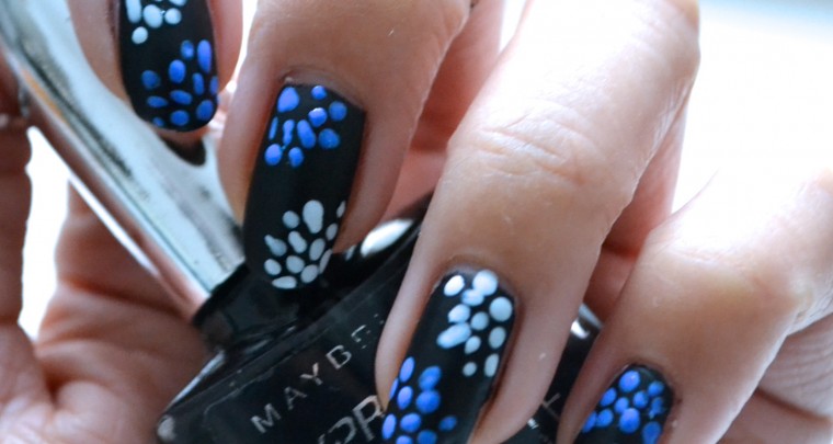 Manicure Monday |NAIL TUTORIAL #Ice Flowers