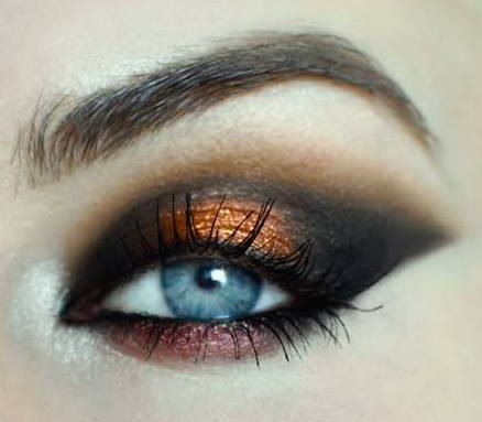 Eye Tutorial: Dark Smokey BBQ inspired Makeup