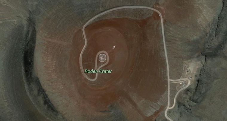 Architektur in der Wüste -  Roden Crater