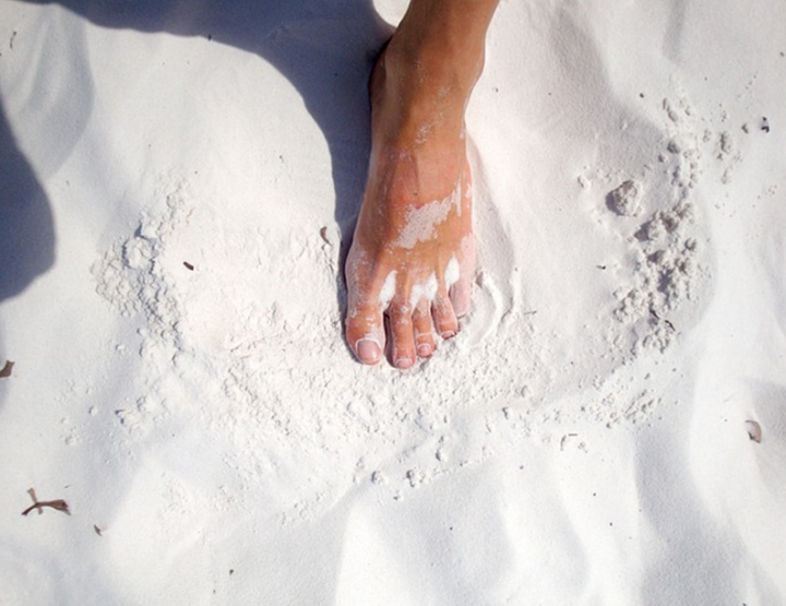 Must-Have at the beach:  Baby Powder