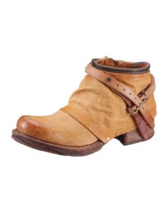 Suede Leather Boots in Brown by A.S.98