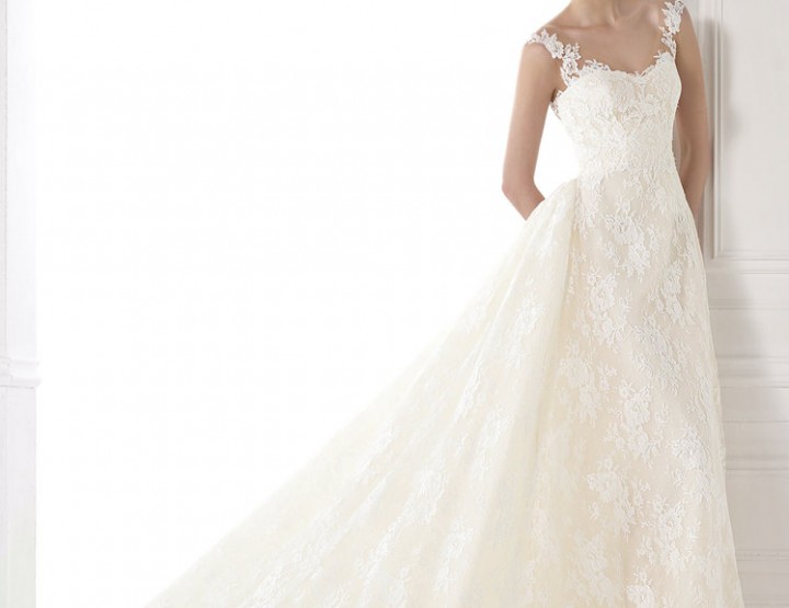 Das Brautkleid mit Spitze