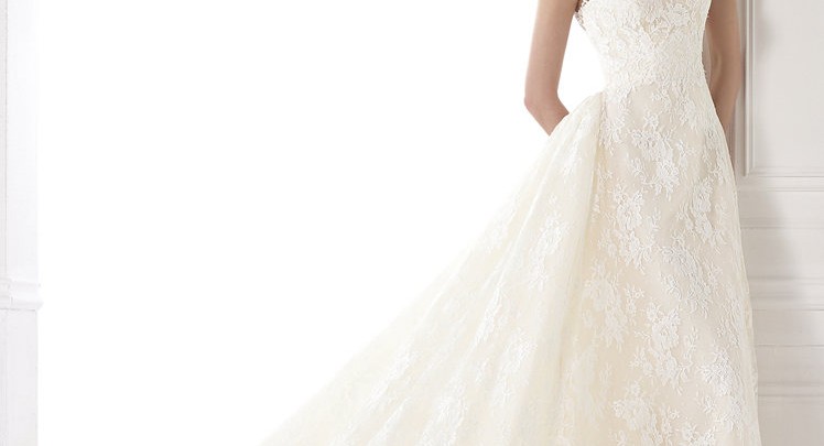 Das Brautkleid mit Spitze