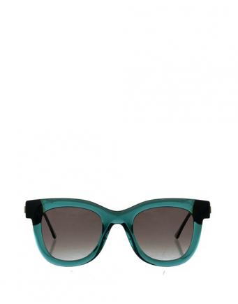 Dark Green Nudity Sun Glasses by Thierry Lasry