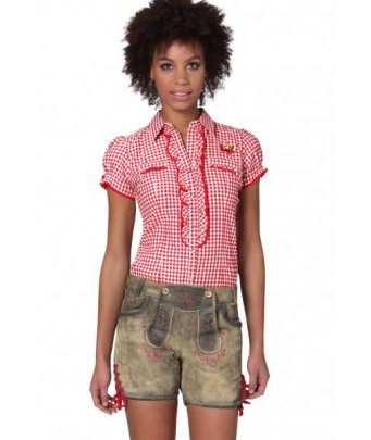 Women's Tracht Shorts with red Applications
