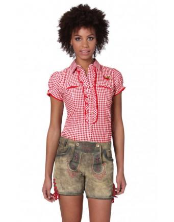 Women's Tracht Shorts with red Applications