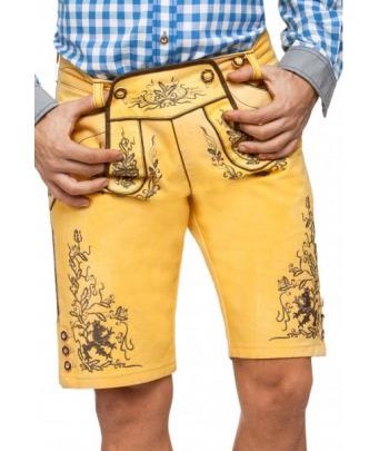 Nash Yellow Short Garb-inspired Jeans by Stockerpoint