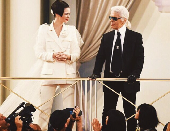 Kendall Jenner walks for Chanel's Haute Couture Show in the finale!