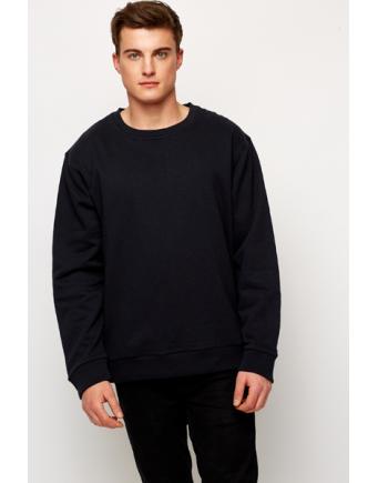 Menswear: Basic Sweatshirt in Schwarz