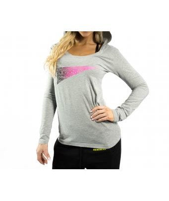 Damen Longsleeve Trainingsshirt in Grau by GA