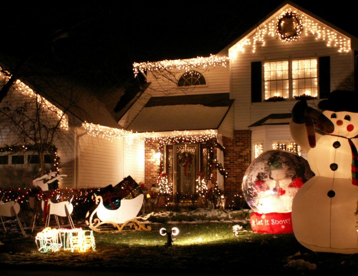 Der Weihnachtsdeko Craze der Amerikaner