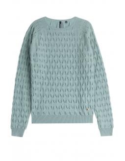 Woolrich Pleated cashmere pullover mint green