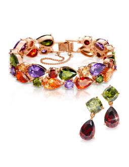 Colorful jewelry set