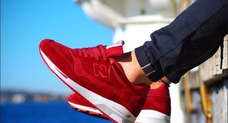 Trend: rote Sneaker